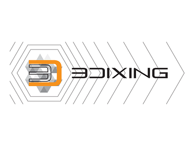 3Dixing Logo branding graphic design logo