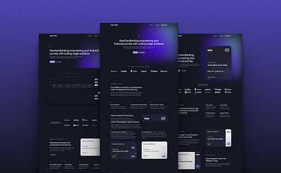 Navy UI Kit – SaaS multipage theme clean darkmode design landing page modern template theme web