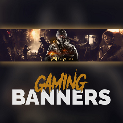 Gaming Banners designs adobe photoshop album cover album covers background removal banner branding compositing design flyer flyers graphic design illustration image editing image manipulation image retouching mockup photo retouching product image editing social media visual desing