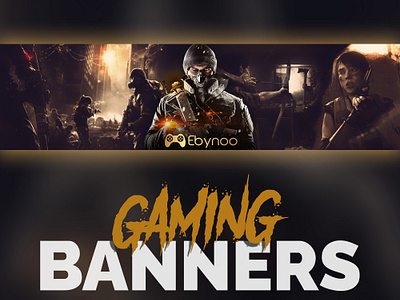 Gaming Banners designs adobe photoshop album cover album covers background removal banner branding compositing design flyer flyers graphic design illustration image editing image manipulation image retouching mockup photo retouching product image editing social media visual desing