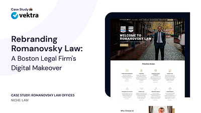 Attorney Website Redesign Case Study & Logo Design attorney branding case study lawyer website legal firm website logo rebranding ui website design website redesign