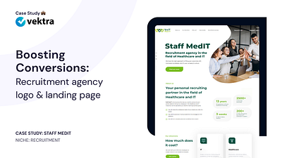 Recruitment Agency Website Design & Logo Design / Case Study branding case study conversions landing page logo recruitment agency website ui website design website development