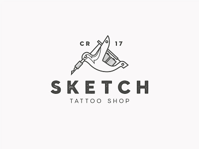Sketch Tattoo Shop brand identity branding branding design design graphic design illustration logo logodesign