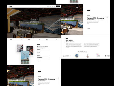 Wassef Design Group agency architecture design graphic design landing page product design ui ux website