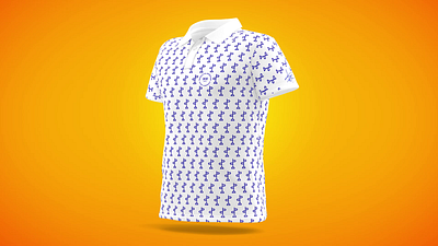 Polo Shirt Mockup 360 3D Animation 3d 3d animation allover print polo animation golf polo graphic design motion graphics polo 360 3d animation polo shirt polo shirt design