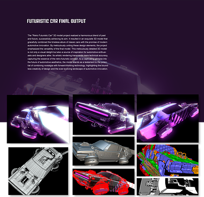 "🚗✨ RETRO FUTURISTIC CAR 3D MODEL 🌐🕹️" 3d 3dmodeling animation automotivedesign cardesign digitalart dribbbleshowcase graphic design kabooter red red kabooter redkabooter retrofuturistic