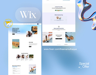 Affiliate Wix Landing Page Design with WIX business corporate ecommerce website fiverr fiverr buyer fiverr.theenamulhaque giverr gig landing page responsive website theenamulhaque web design wix wix website