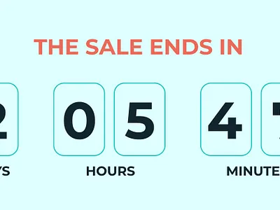 Countdown Timer countdown dailyui design timer ui uidesign web webdesign