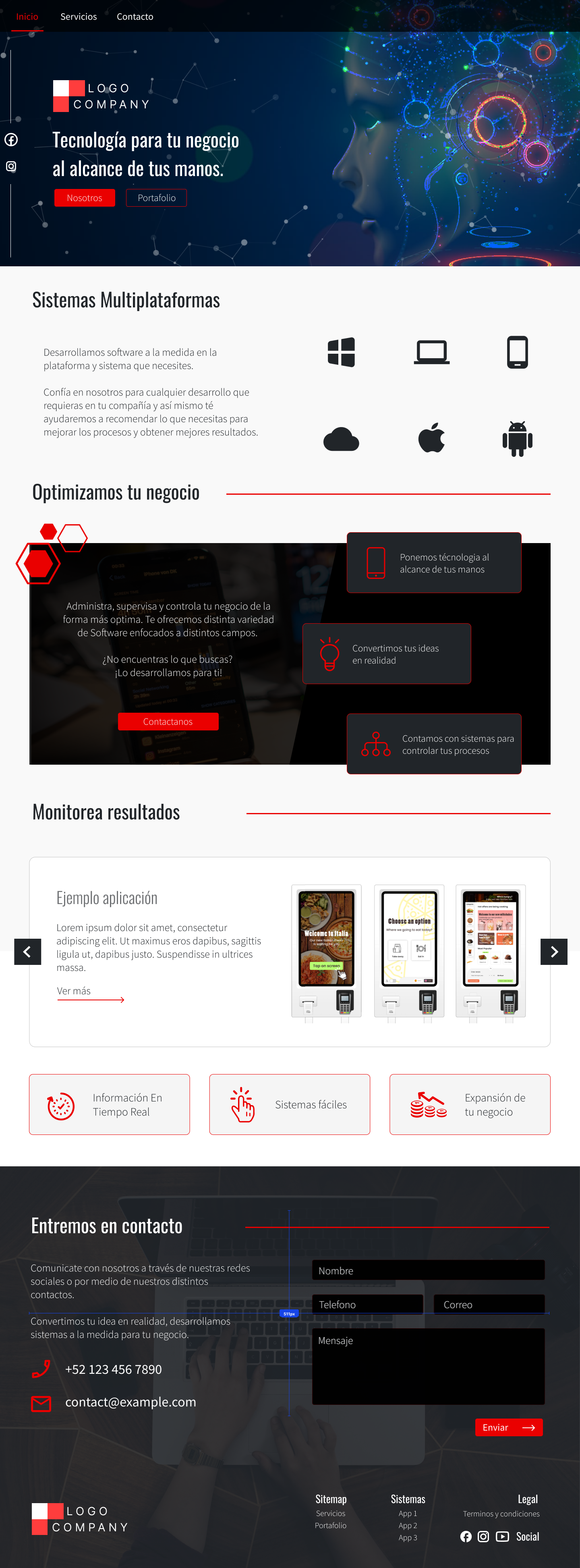 Landing page design freelance landing page ui ux webpage