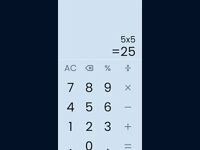 Calculator design graphic design ui