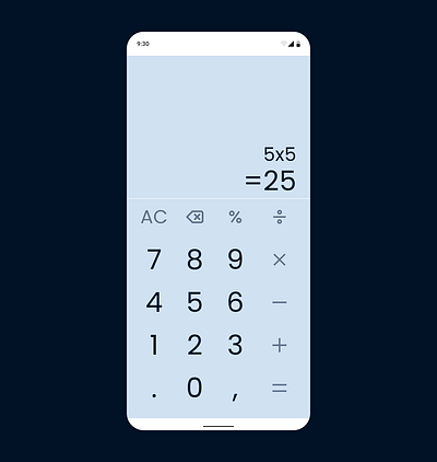 Calculator design graphic design ui