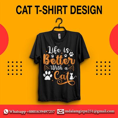 Cat T-shirt Design cat t shirt cats design t shirt t shirt design t shirts