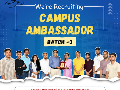 Campus Ambassador Recruitment poster biopc campus ambassador graphics design poster