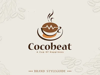 Cocobeat black coffee brand identity branding coffee shop design graphic design illustration letsgroit logo logo design logotype restaurant design tea shop visual identity
