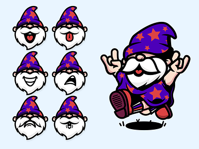 🧙🏻‍♂️Rock Gnome Mascot Illustration adobe illustrator branding cartoon design gnome graphic design illustration mascot rock rockin rockin gnome thanksgiving vector vector illustration