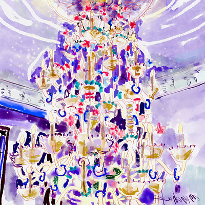 chandelier #2 illustration
