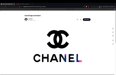 chanel logo animation animation logo logoanimatiopn motion graphics