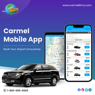 Experience the luxury and convenience of Carmel Mobile App