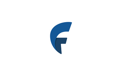 Initial F Waves Monogram Logo branding business logo design graphic design icon illustration initial f logo logo nature logo waves logo
