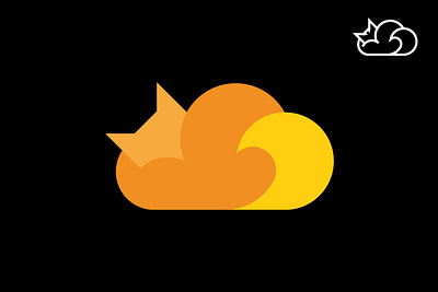 Cloud Fox branding cloud desert design ecosystem energy felixlogo forest fox graphic design grasland indonesia knowledge mountain network red research