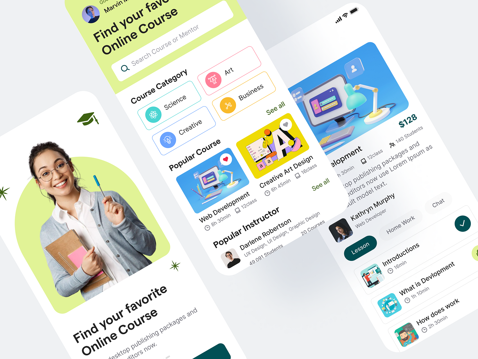 Education Mobile app design by Lotifur khabir on Dribbble