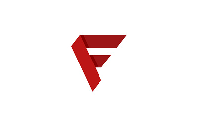 Initial F Triangle Fold Logo Concept branding business logo design gaming logo graphic design icon initial f logo initial logo logo logo for sale