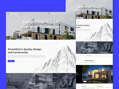 Interior Design HTML & Architecture Template - Zephys real estate