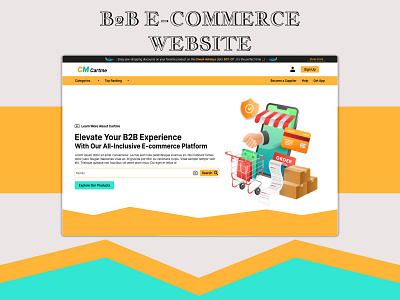 B2B E-commerce website including vendor dashboard b2b ecommerce figma fullpproject ui ux