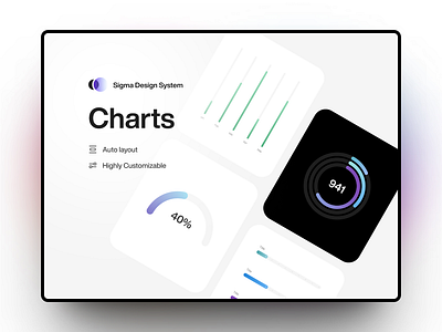 The Sigma Design System Charts chart charts component dark design system sigma sigma design system the sigma ui uikit ux