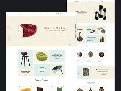 Minimal eCommerce HTML Template - Quicky watch