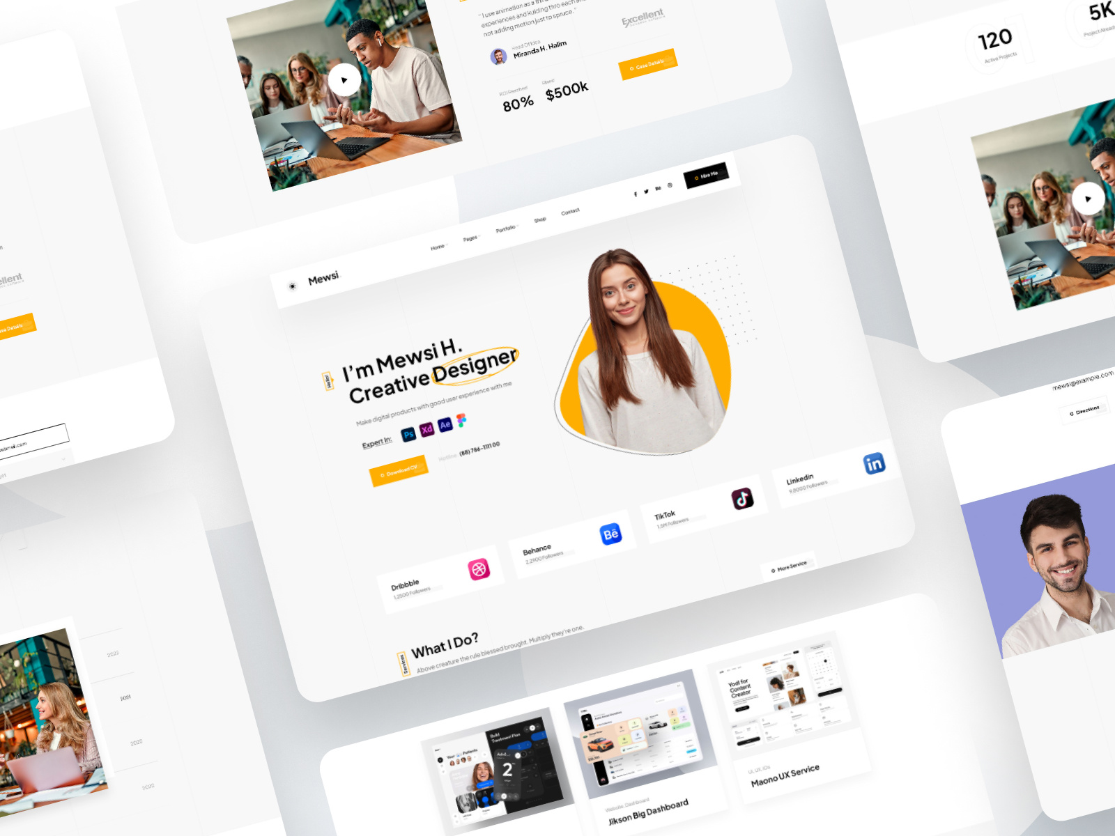 Example of I Will Do Figma Landing Page Design