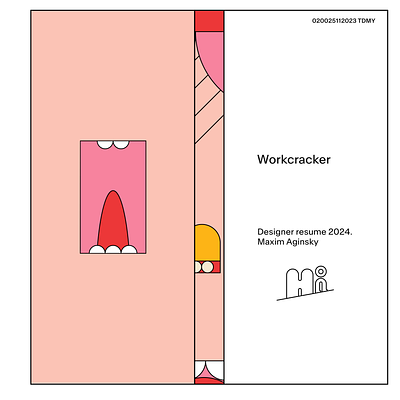 Workcracker. Designer resume 2024. Maxim Aginsky mobile