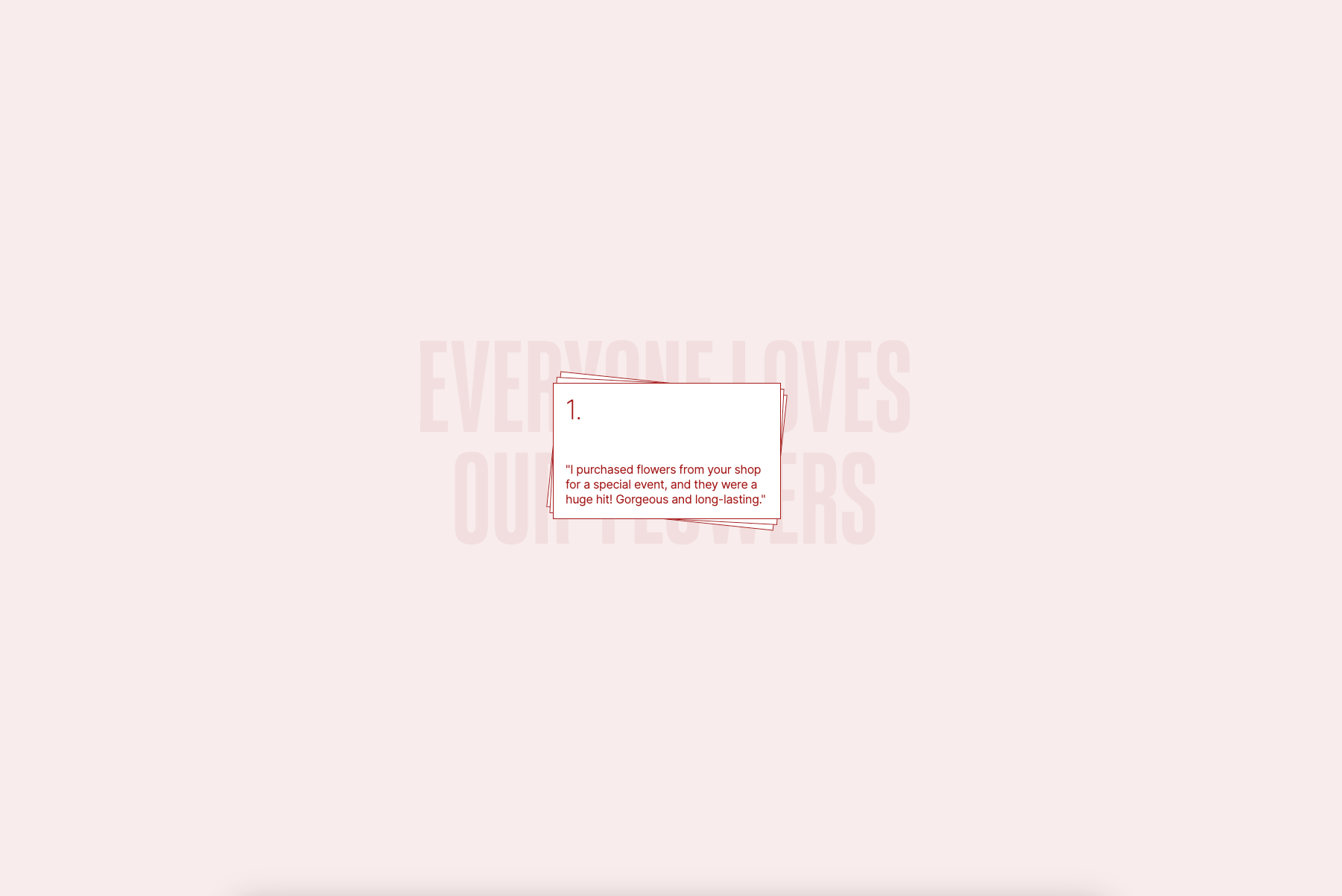 Flower Shop Testimonials animation flower shop flowers section flowers shop flowers web flowers website rose website scroll scrolling effect scrolling testimonials testimonial testimonial animation thehorizon ui ui design ui ux design ux ux design web design website for roses