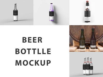 Beer Bottle Mockup (PSD) download mock up download mockup mockup mockups psd psd mockup