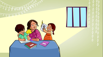 Family TVC for Media Post animation cartoon design graphic design illustration motion graphics