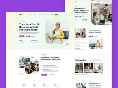 UBIQ - IT company Website Template agency app business cms consulting develop software ecommerce it company it services website modern it template professional website saas seo friendly small business software startup technology webflow template website template