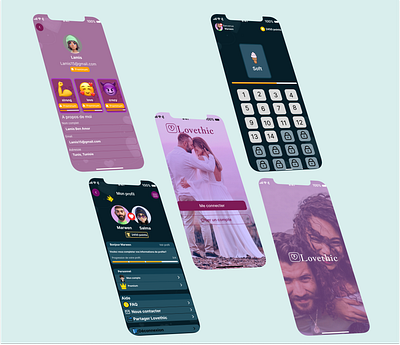 LOVETHIC design mobile app redesign ui