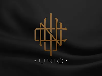 UNIC branding clothing fiverr graphic design lettering logo monogram