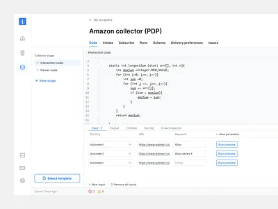 Bright Data — product code data design product proxy scripts ui ux visual