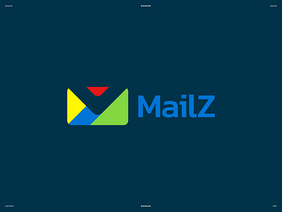 MailZ Logo app code color creative design developer graphic design icon it logo logodesign minimal modern program software tech visual web