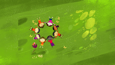 Friendship Day Illustration 04 animation cartoon design graphic design illustration motion graphics