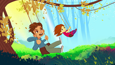Illustration for Kids for TV Commercial animation cartoon design graphic design illustration motion graphics