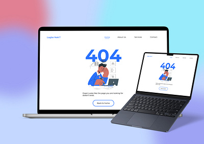 404 Page Design design ui uiux user interface ux