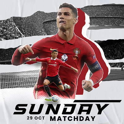 FOOTBALL MATCH SPORTS POSTER football graphic design sports poster