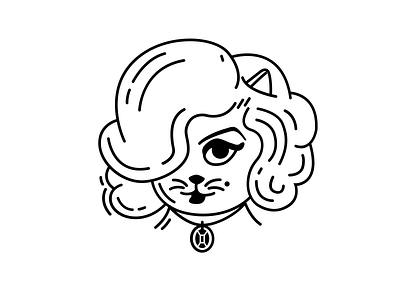 Marilyn Monroe, Star Cats art design illustration marilyn monroe star cats логотип персонаж