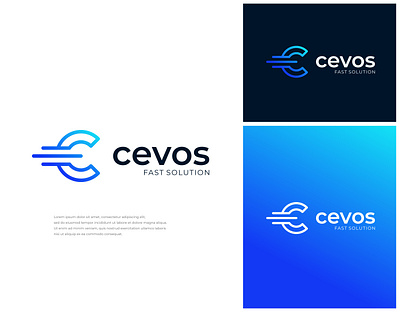 Letter C Fast Solution Logo branding c data design digital fast graphic design illustration initial innovation inspiration letter letter c logo logo design modern solution speed tech technology