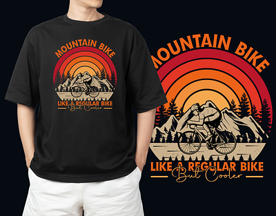 MOUNTAIN BIKE T-SHIRT DESIGN apparel bicycle bike bikelife bikes clothing cycling design downhill fashion graphic design illustration mountain mountainbike mountainbiking mtb mtblife mtblove nature tshirtdesign