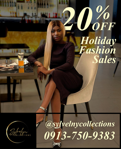 Holiday Sales Flyer graphic design