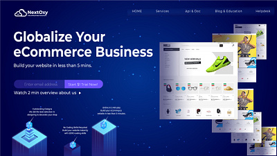 Landing Page UX design landing page ui ui design ux design web website