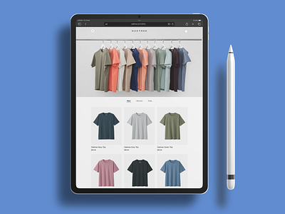Clothes app - UI Playground #3 clothes website ipad design ui